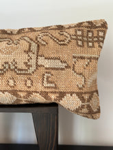 Load image into Gallery viewer, No. 097 Lumbar Rug pillow 12”x23”