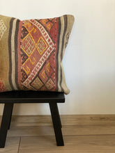 Load image into Gallery viewer, No. 049 Kilim Pillow Case 16”X16” / 41X41 cm