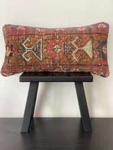 Load image into Gallery viewer, No. 079 Lumbar Rug Pillow 10” x 20” / 27x50 cm