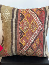 Load image into Gallery viewer, No. 049 Kilim Pillow Case 16”X16” / 41X41 cm