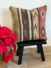 Load image into Gallery viewer, No. 048 Kilim Pillow Case 16”X16” / 41X41 cm