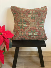 Load image into Gallery viewer, No. 062 Mini Rug Pillow Case 14”X14” / 36 X36 cm