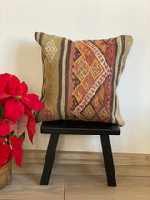 Load image into Gallery viewer, No. 049 Kilim Pillow Case 16”X16” / 41X41 cm
