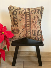 Load image into Gallery viewer, No. 059 Mini Rug Pillow Case 14”X14” / 36X36 cm