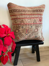 Load image into Gallery viewer, No. 050 Rug Pillow Case 16”X16” / 41X41 cm