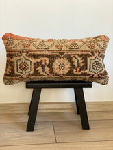 Load image into Gallery viewer, No. 043 Lumbar Rug Pillow Case 10”X20” / 24X50 cm