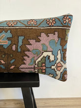 Load image into Gallery viewer, No. 033 Lumbar Rug Pillow Case 12”X24” / 30X60 cm