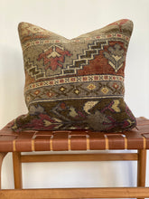 Load image into Gallery viewer, No. 021 Rug Pillow Case 16”x16”/ 40X40 cm