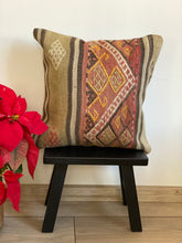 Load image into Gallery viewer, No. 049 Kilim Pillow Case 16”X16” / 41X41 cm