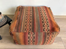 Load image into Gallery viewer, # 02 Antique Floor Pouf
