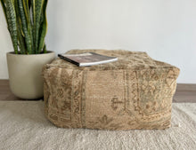 Load image into Gallery viewer, #04 Vintage Floor Pouf
