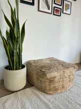Load image into Gallery viewer, #04 Vintage Floor Pouf
