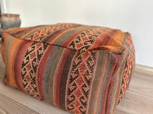Load image into Gallery viewer, # 02 Antique Floor Pouf
